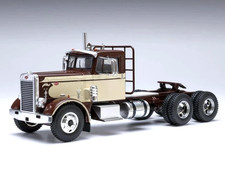 IXO 1/43 DIECAST 1955 PETERBILT 281 TRUCK/CAB/TRACTOR IN MAROON & CREAM TR226