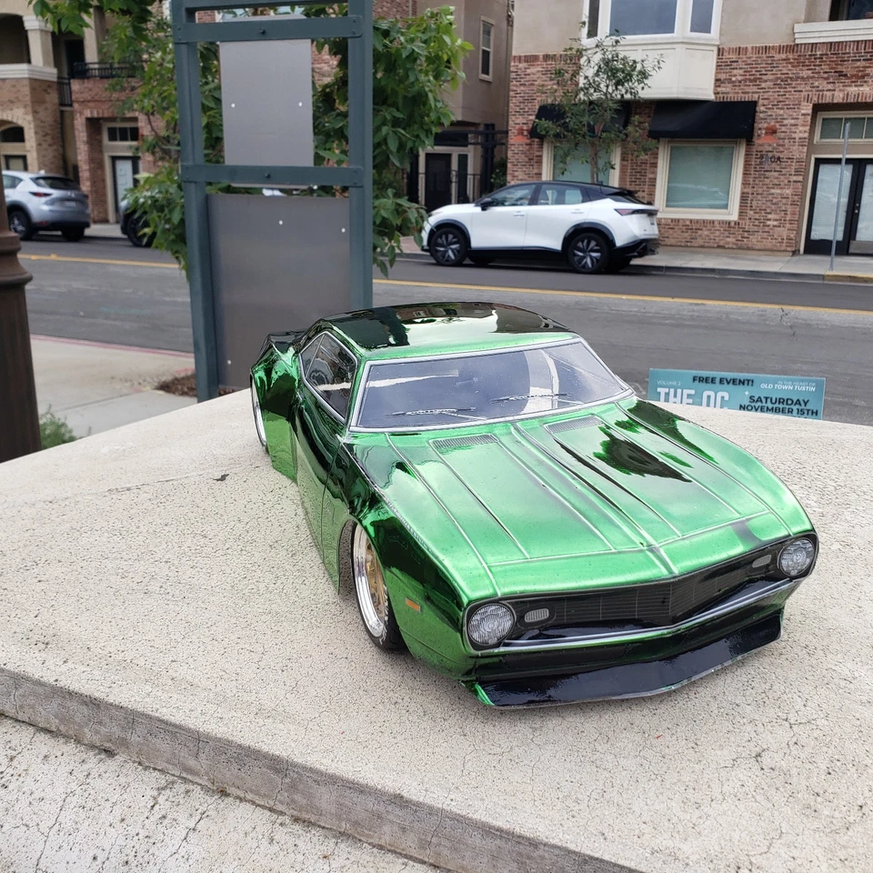 200mm 1/10 Custom Paint 1968 CAMARO 4Tec-2 HPI RDS DC10 YD2 MST FZ02 Body Only - Image 4 of 4