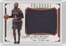 2015-16 Panini National Treasures Colossal Materials 22/60 Paul Millsap #2 fm0