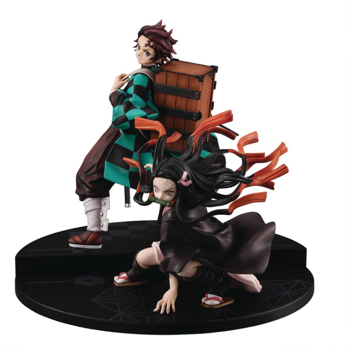 Figura Demon Slayer Nezuko kamado & Tanjiro Kamado Megahouse