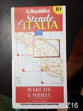 STRADE D'ITALIA VOL 10 Marche Umbria - libro carta stradale mappa cartina
