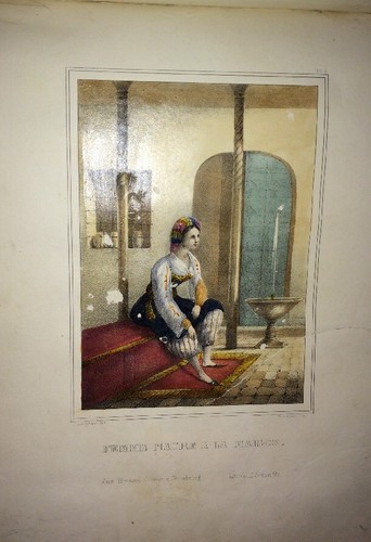 ALGÉRIE. COSTUMES, MOEURS ET USAGES DES ALGÈRIENS ,1837. 35 LITHOGRAPHIES. - Foto 5 di 12