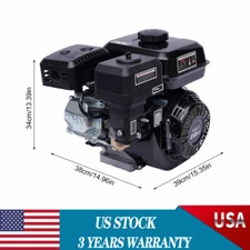 7.5HP Gas Engine 4-Stroke 212cc for Honda GX160 Go Kart Log Splitter Mini Bike