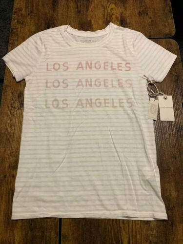 NWT Lucky Brand Women's Striped Los Angeles Shirt SZ Medium $35 7WDG1108