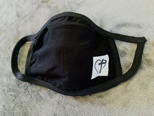 Jesus Christ Christian Double Layer Black Soft Face Mask Cover Love Faith Trust