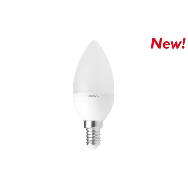 Offerta 10 PZ Lampadina LED 8W Nova Line L60F2 E14 - 806 Lumen 6500K