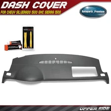 Upper Titanium Dash Cover With Speaker Holes for Chevy Silverado 1500 GMC Yukon