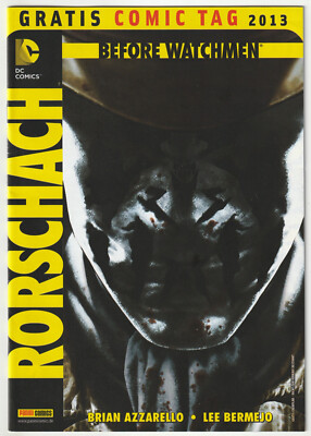   GRATIS COMIC TAG 2013 Before Watchmen Rorschach, Panini/DC COMICHEFT TOP Z1