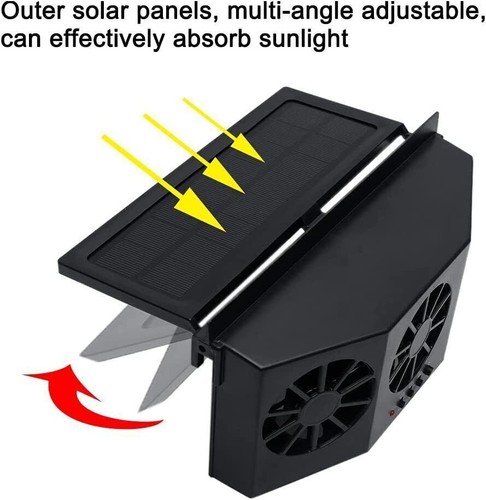 Auto Solar/Akku Lüfter Luftkühlung Ventilator Autoventilator Abluftventilator DE - Bild 9 von 19