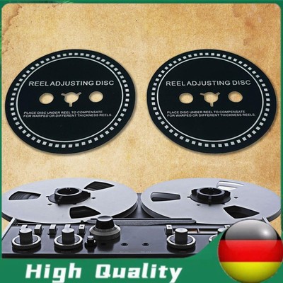 2 Stück Trident/NAB Adapter Spacer Silikon 0,9 mm für Revox Studer Revox/Teac