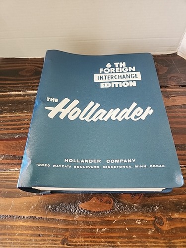 Hollander Manual 6th Foreign Interchange Edition 1960-1981