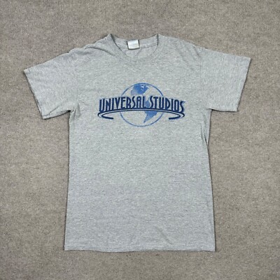 Universal Studios Men's Shirt  Size S Gray Short Sleeve Graphic Tee Theme Park