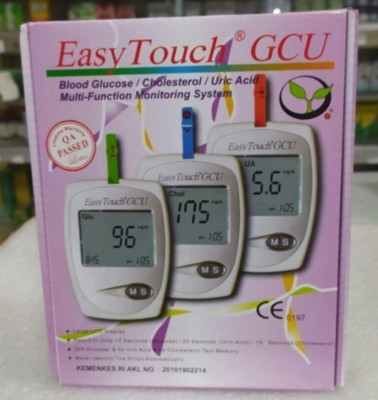 EasyTouch GCU 3in1 Kit Meter Test Glucose Cholesterol Urid Acid