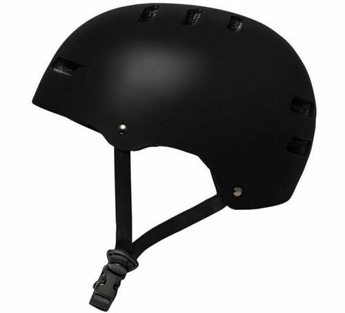 GLOBE SKATEBOARD SLANT HELMET MATTE BLACK Free Ride AUST SELLER NEW SKATE - Picture 2 of 2