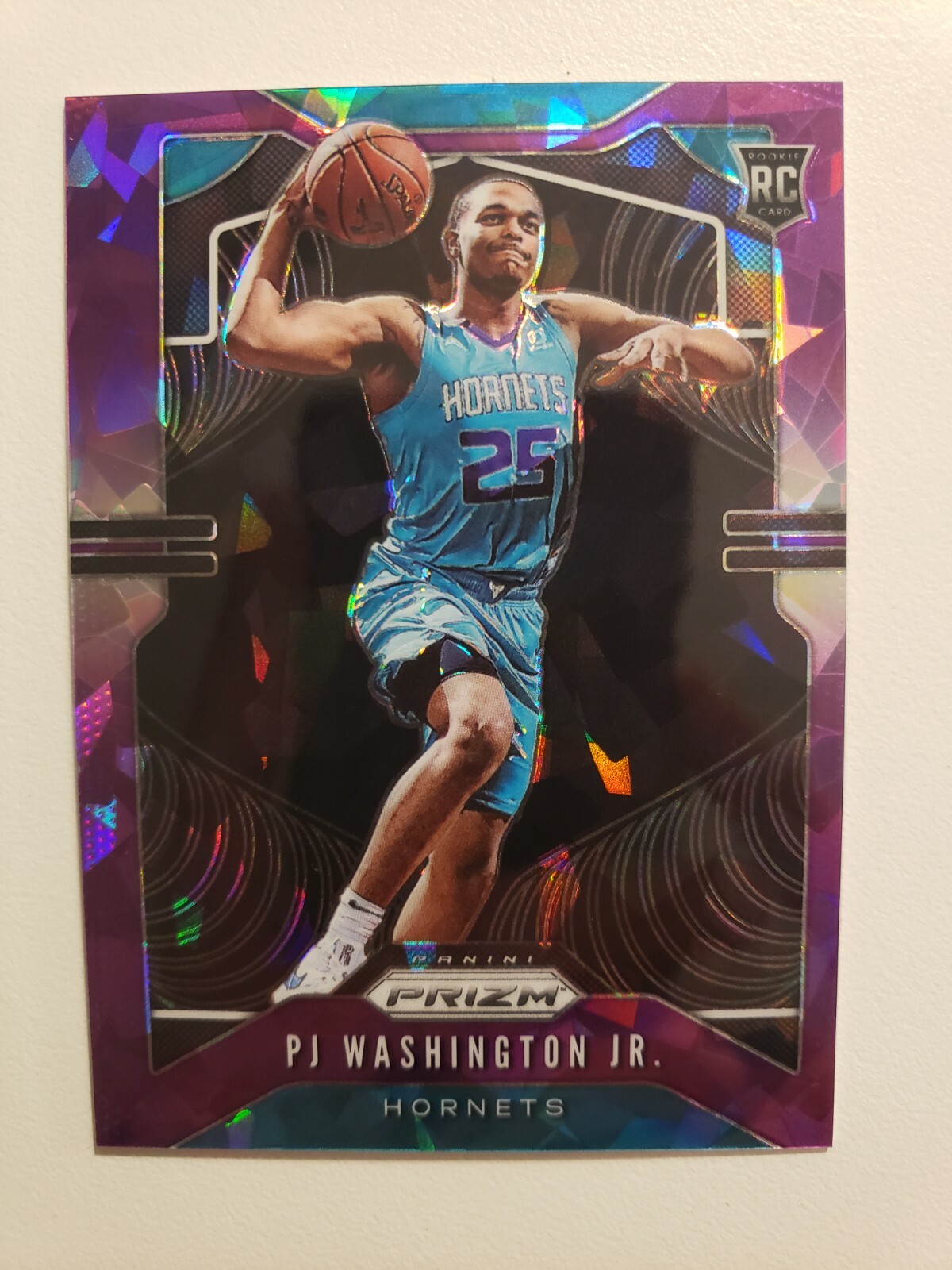 PJ Washington Jr 2019-20 Prizm Rookie RC #258 PURPLE ICE Prizm /149