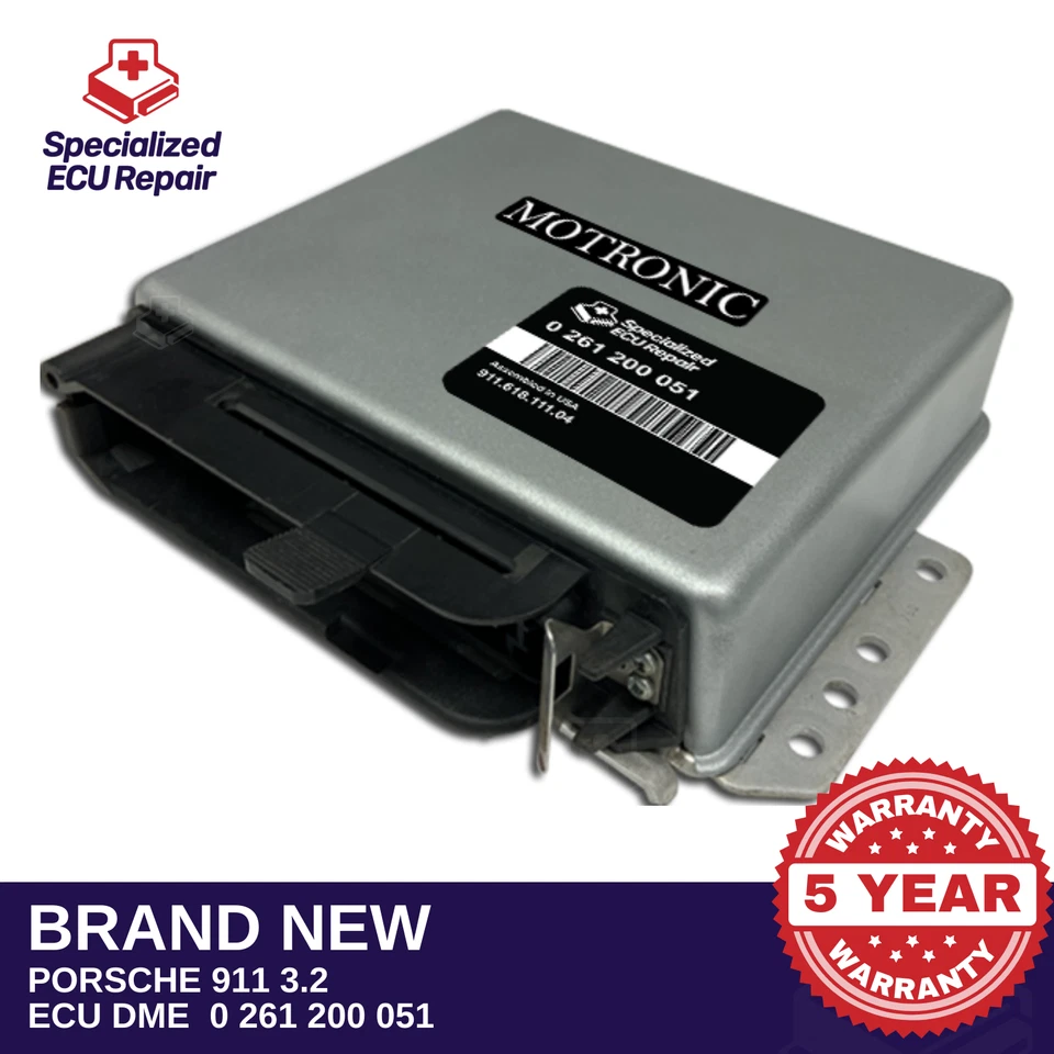 Porsche 911 3.2 Carrera FILA ECU DME 0 261 200 051 - Totalmente Nuevo Foto 2 de 3
