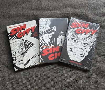 3 Frank Miller's Sin City Books. Yellow Bastard, A Dame To Kill For Etc. NEW!