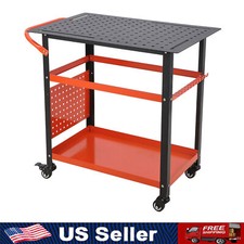 Welding Table 1200lbs Loading Capacity Steel Welding Workbench 36'' x 24''