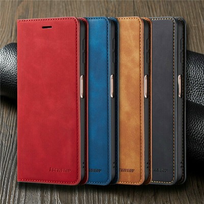 For Xiaomi Redmi Note 11 12 13 Pro Magnetic Wallet Flip Leather Stand Case Cover