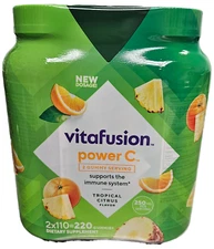 (2 pack) VITAFUSION Power Vitamin C Gummies Immune Support (220 Count) 9/2025