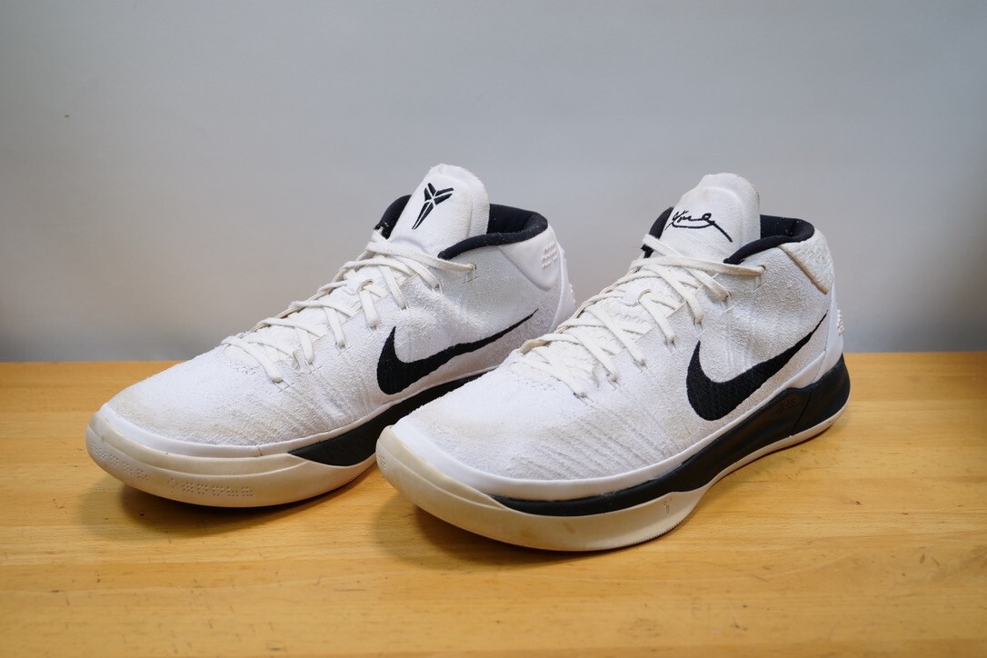 Nike Kobe A.D. Mid TB White Black / Size 12 Men | eBay