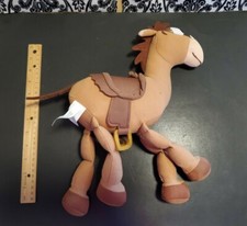 ONE Disney Pixar Toy Story Movie Plush Bullseye Horse 15" Thinkway Toys GUC Soft