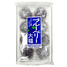 3 PACK BLUEBERRY RICE CAKE DAIFUKU KURI MOCHI JAPANESE STYLE 7.4OZ EACH