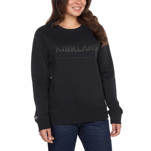 New Kirkland Unisex Logo Fleece Crewneck Sweatshirt for Men Womens Size NWT - Picture 3 of 12