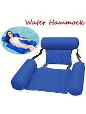 1pc Inflatable Floating Water Hammock With Inflator