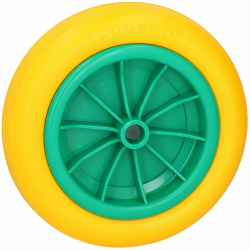 Neumático de goma maciza de 10" para sacos camiones carretillas carretillas carretillas 20 mm centro - Imagen 3 de 3