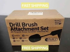 Drill Brush Attach Set 4 All Purpose Power Scrubber Cleaning Kit
