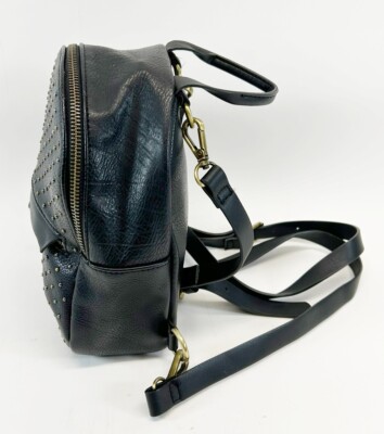 American Eagle Outfitters Small Black Backpack Purse Bag 9" x 8" EUC | eBay