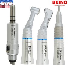 BEING Dental Low Speed Air Motor 4Hole Contra Angle Straight Handpiece NSK EX203