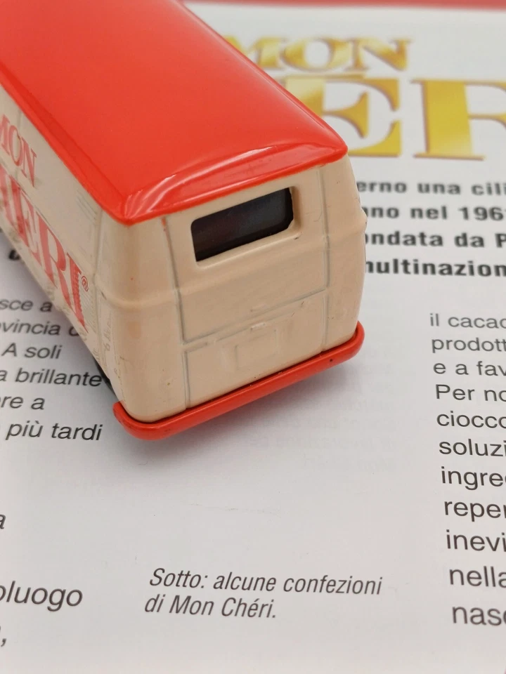 CORGI VW TRANSPORTER VAN - MON CHERI - MODELLINO 1:43 + pagine illustrate - Immagine 2 di 4