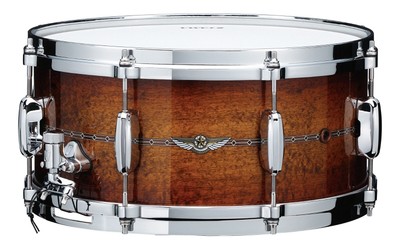 TAMA STAR Bubinga Snaredrum 14'' x 6,5'' - Sunset Australian Acaia Burst/Chrom