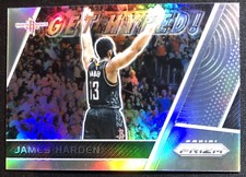 2017-18 Prizm Basketball James Harden Rockets Get Hyped! Prizm Card #GH-JH
