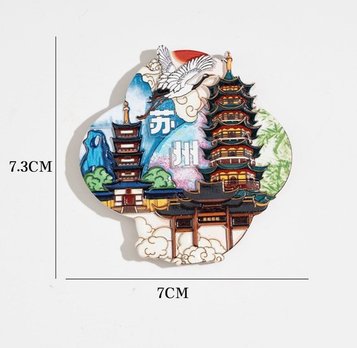 Chinese Cities Fridge Magnets China Souvenir Refrigerator Sticker for Home Decor - Picture 12 of 86
