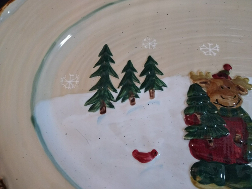 St Nicholas Square 18" Serving Platter - Picture 6 of 12