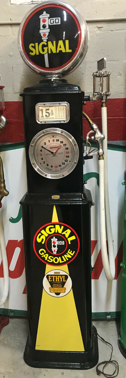 Clock Face Gas Pump For Sale