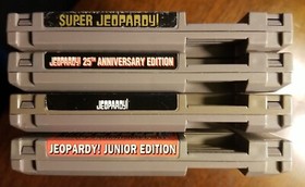 Jeopardy Lot 4 25th Anniversary Junior Talking Super Edition NES Nintendo 
