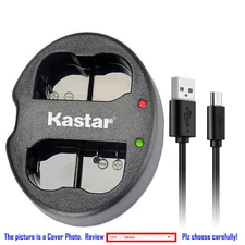 Kastar Battery Dual USB Charger for Nikon EN-EL15 MH-25 & Nikon 1 V1 DSLR Camera