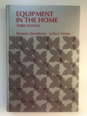 Equipment In The Home- Third Edition - Ehrenkranz/ Inman Textbook 