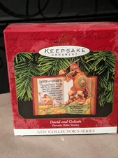Hallmark Keepsake ornament David & Goliath