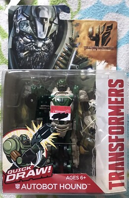 Transformers AOE Age Of Extinction Quick Draw Hound Deluxe Mosc 2014 .