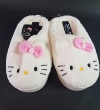 FOREVER 21 X HELLO KITTY PLUSH PLATFORM HOUSE SLIPPERS LARGE NWT
