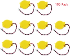 LOT of 100 CR2032 3V CMOS Battery RTC BIOS For Dell HP Lenovo Acer Asus IBM 2Pin