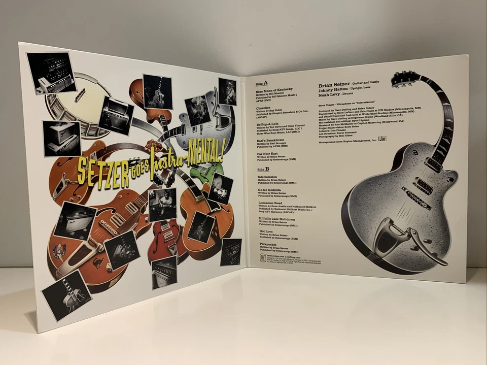 BRIAN SETZER - Setzer Goes Instru-MENTAL! - 2011 -Vinyl Record VERY GOOD Condit. - Image 2 of 4