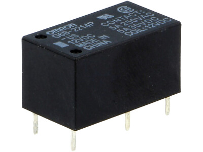 G6B-2214P-US-12DC  Omron  Relay Relais  DPST-NO  12VDC  5A  480R NEW #BP