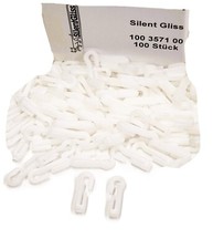 100 SILENT GLISS CURTAIN TRACK HOOKS 3571 Small hook attach gliders and tape