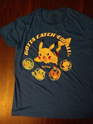 T-shirt Pokémon Pikachu XXL 2XL neuf avec étiquettes officielles